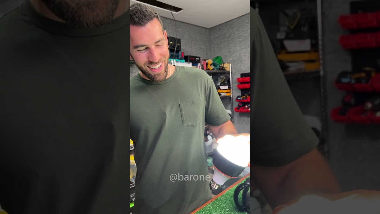 Essa lâmpada mágica pode ser ligada apenas com ÁGUA!! 😱💡