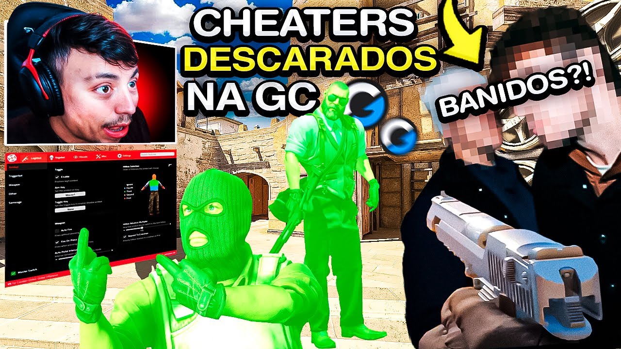 JOGUEI CONTRA CHEATERS DESCARADOS NA GAMERSCLUB...(eles tomaram ban ao vivo?!)