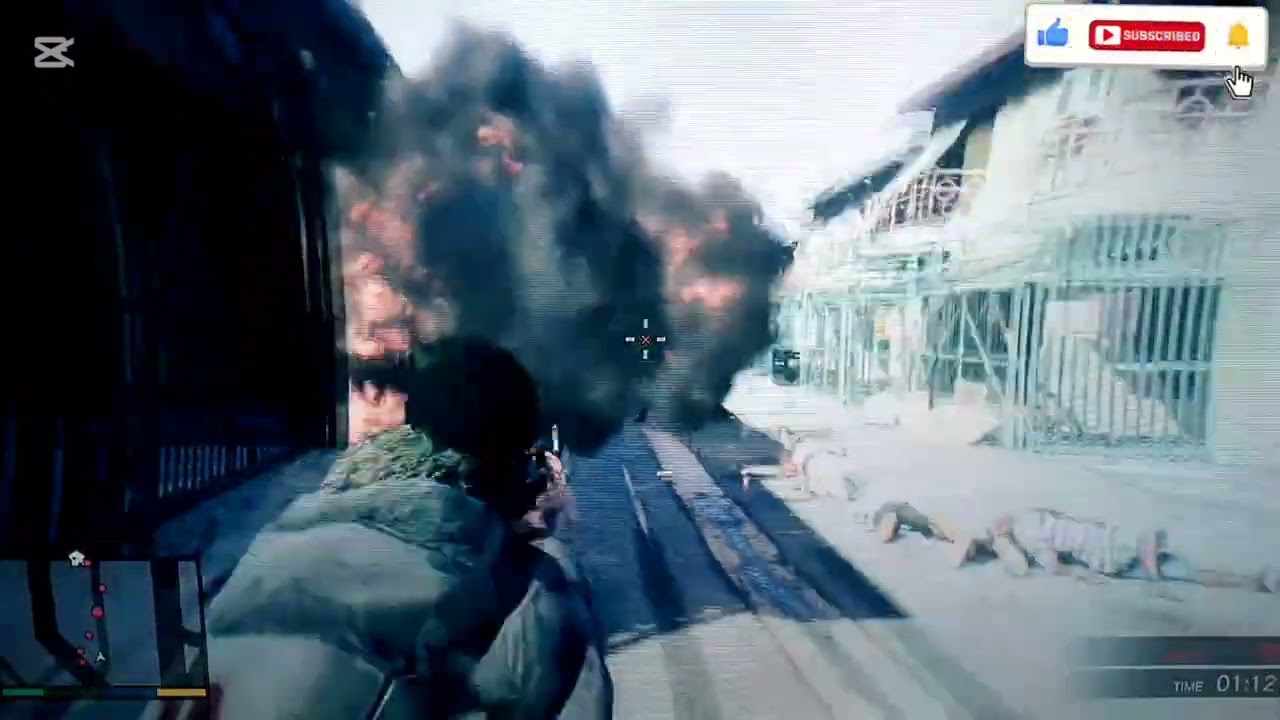 NEVER TAKING TREVOR TO THE HOOD AGAIN 😱 #GTA5 #gaming#rampage