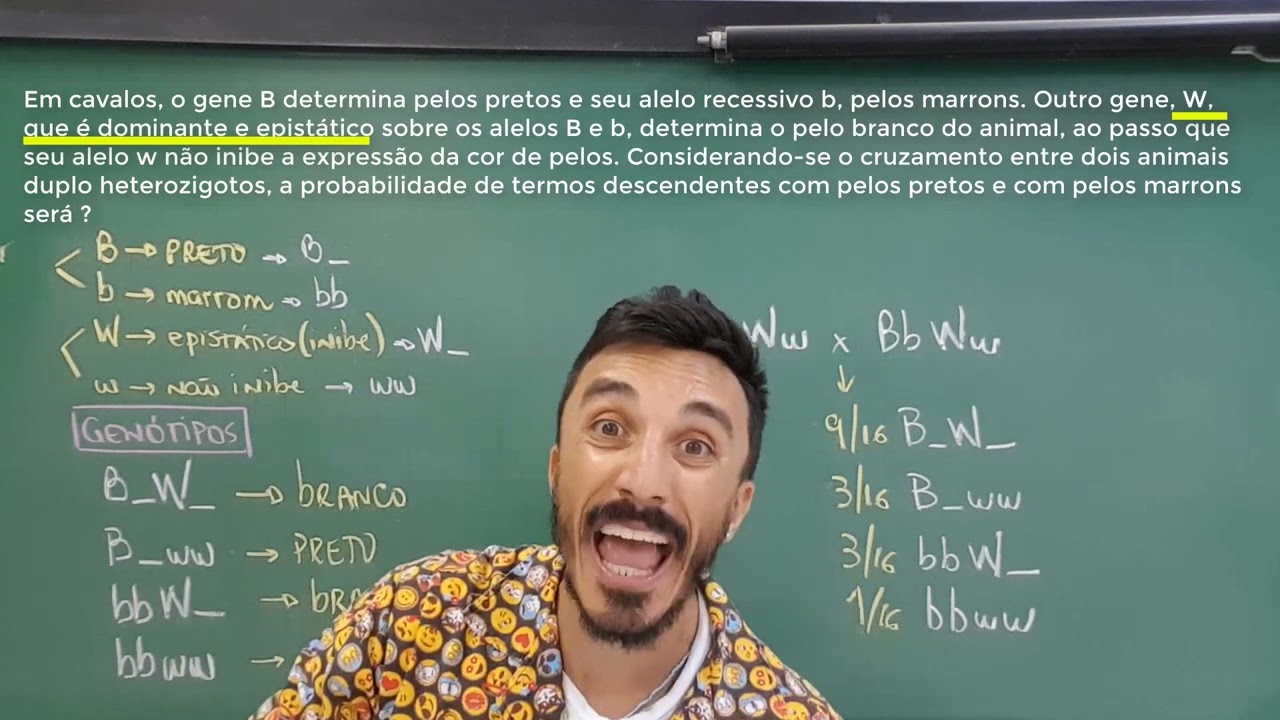 Interação Gênica - Exercícios - Módulo 18