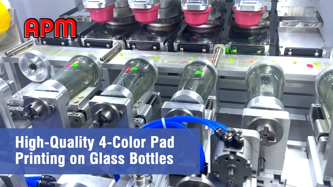 ⭐ How to Achieve High Quality 4 Color Pad Printing on Glass Bottles