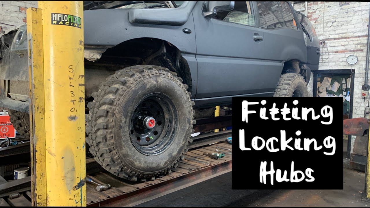 How to fit manual hub lockers (Nissan Terrano bug out vehicle build)