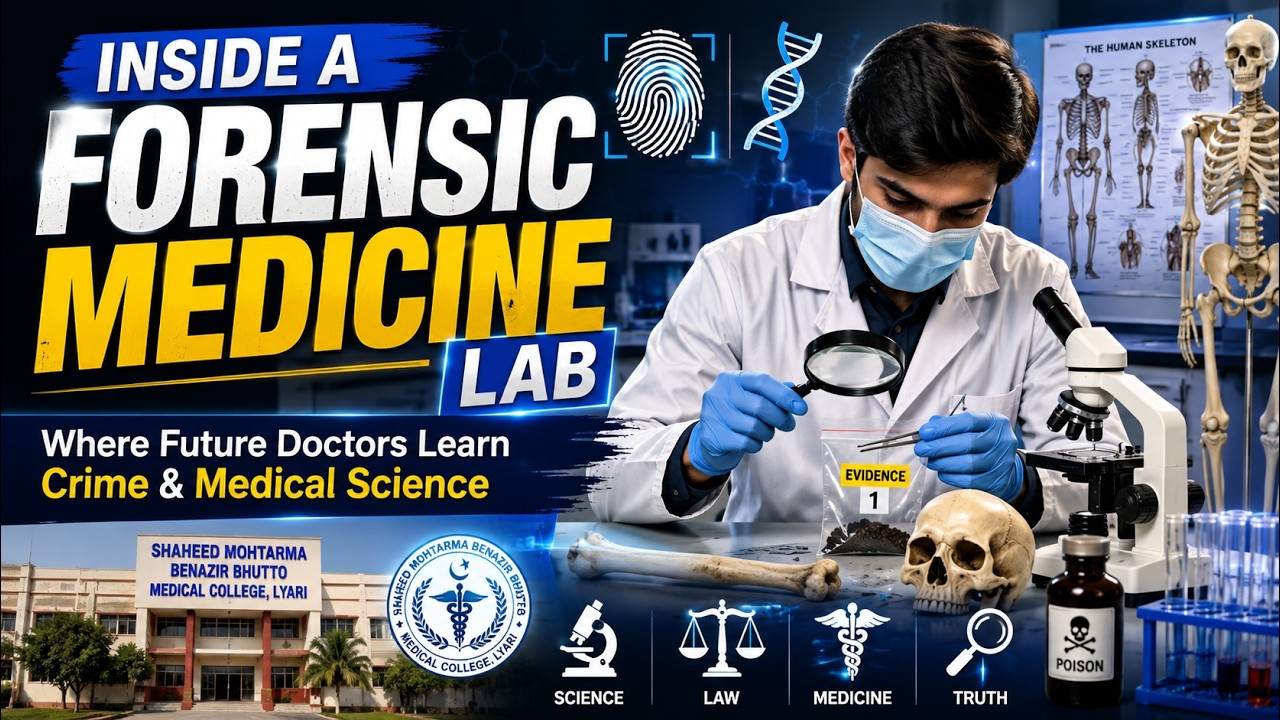 Inside the Forensic Medicine & Toxicology Department at SMBBMC Lyari