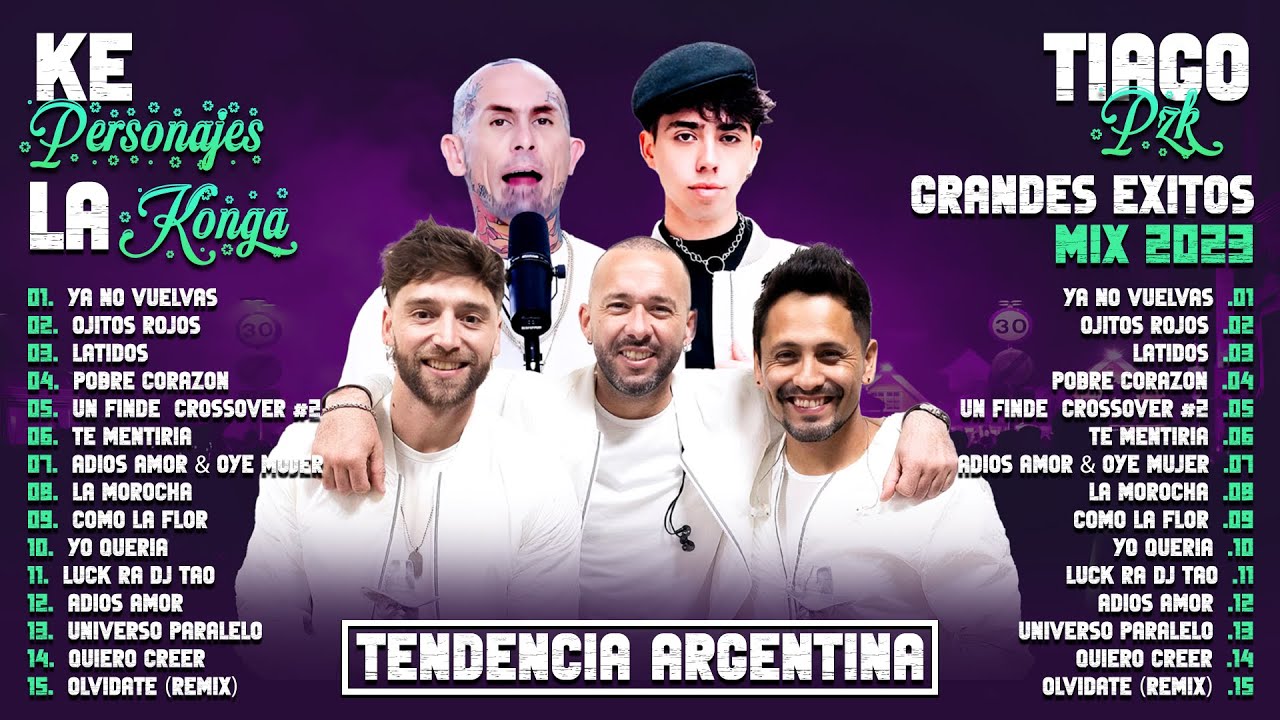 KE PERSONAJES X LA KONGA X LUCK RA TOP TENDENCIA 2023 - CANCIONES CON MÁS ÉXITOS COMBINADAS 2023