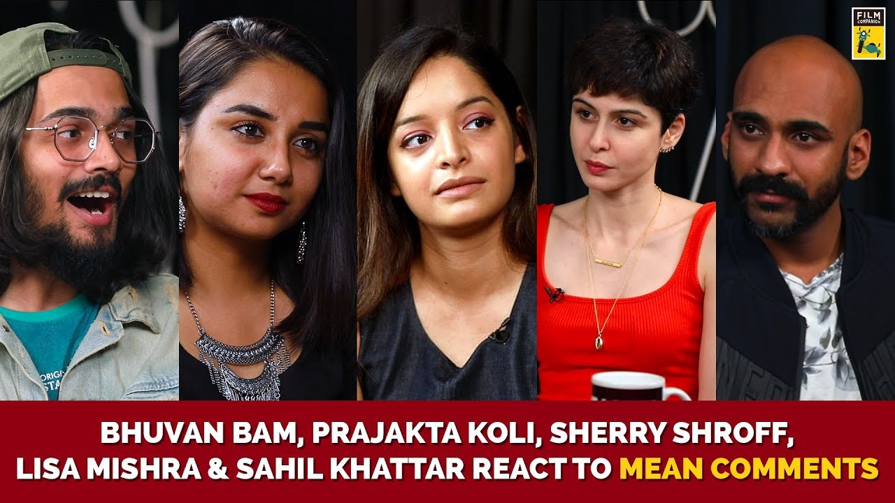 Bhuvan Bam, Prajakta Koli, Sherry Shroff, Lisa Mishra & Sahil Khattar React To Mean Comments