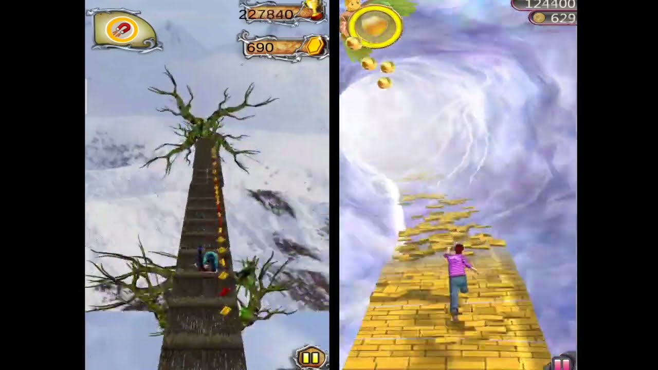 Endless Run Oz vs Temple HeRo Run oz