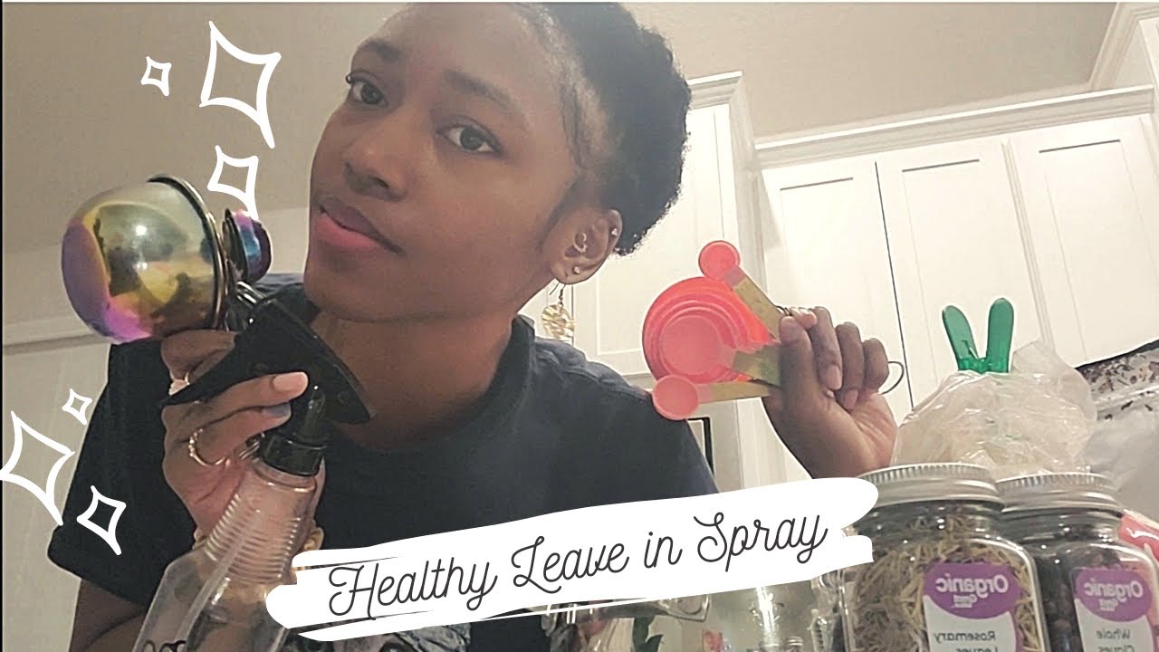 DIY How to make leave in conditioner spray | Microlocs