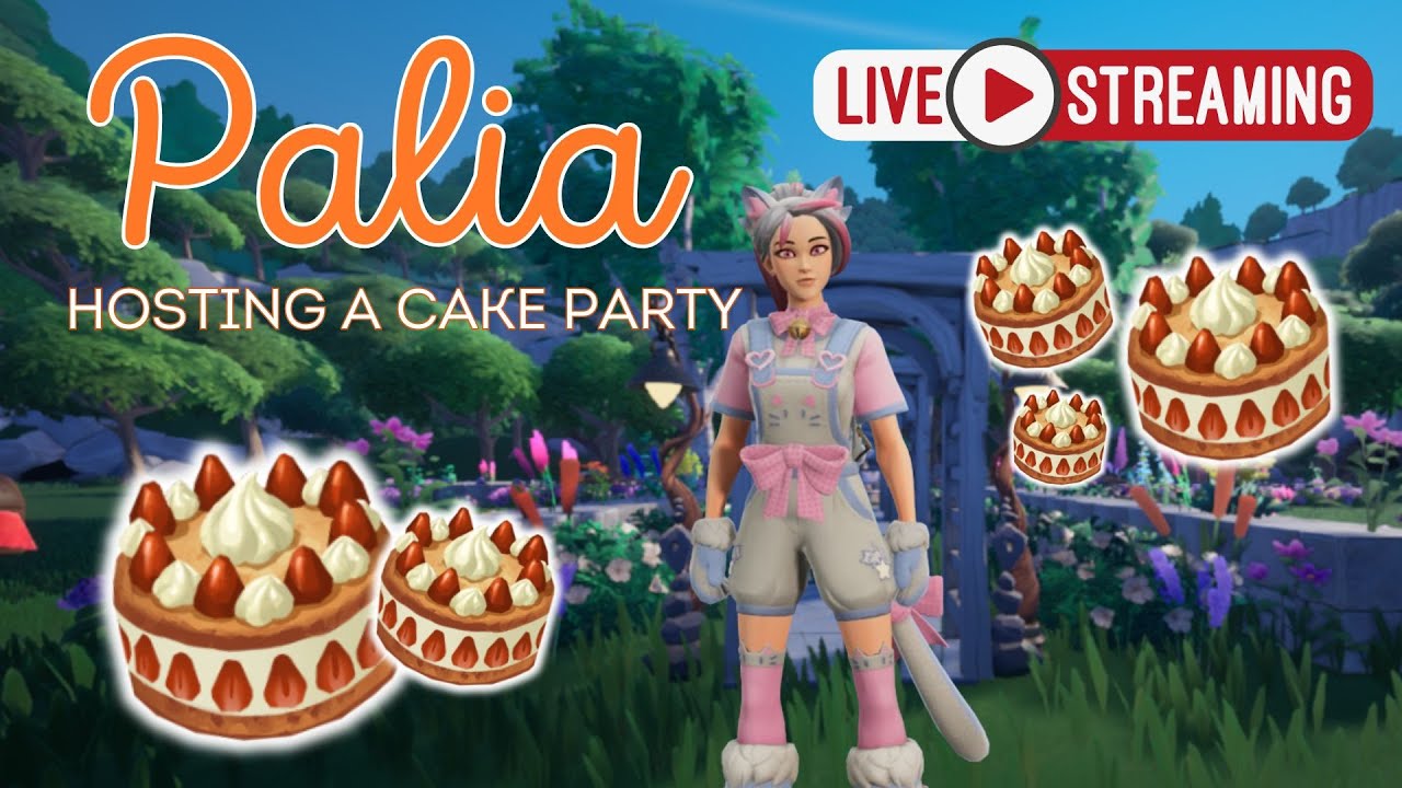 LIVE- Hosting A Cake Party! (JOIN ME)