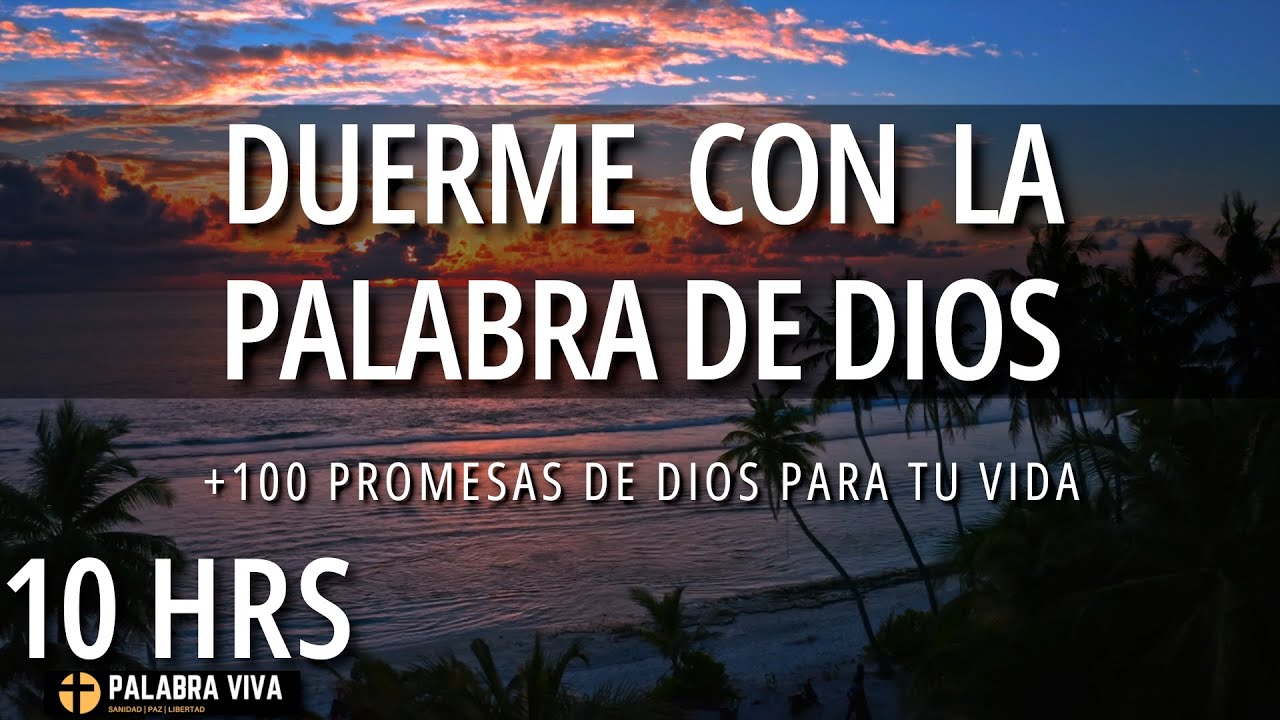 Promesas de Dios | +100 Versos bíblicos | Música suave | Sonidos del océano | 10 HRS