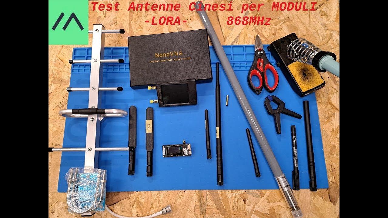 Test Antenne Cinesi con Nano VNA per Moduli Lora 868MHz 