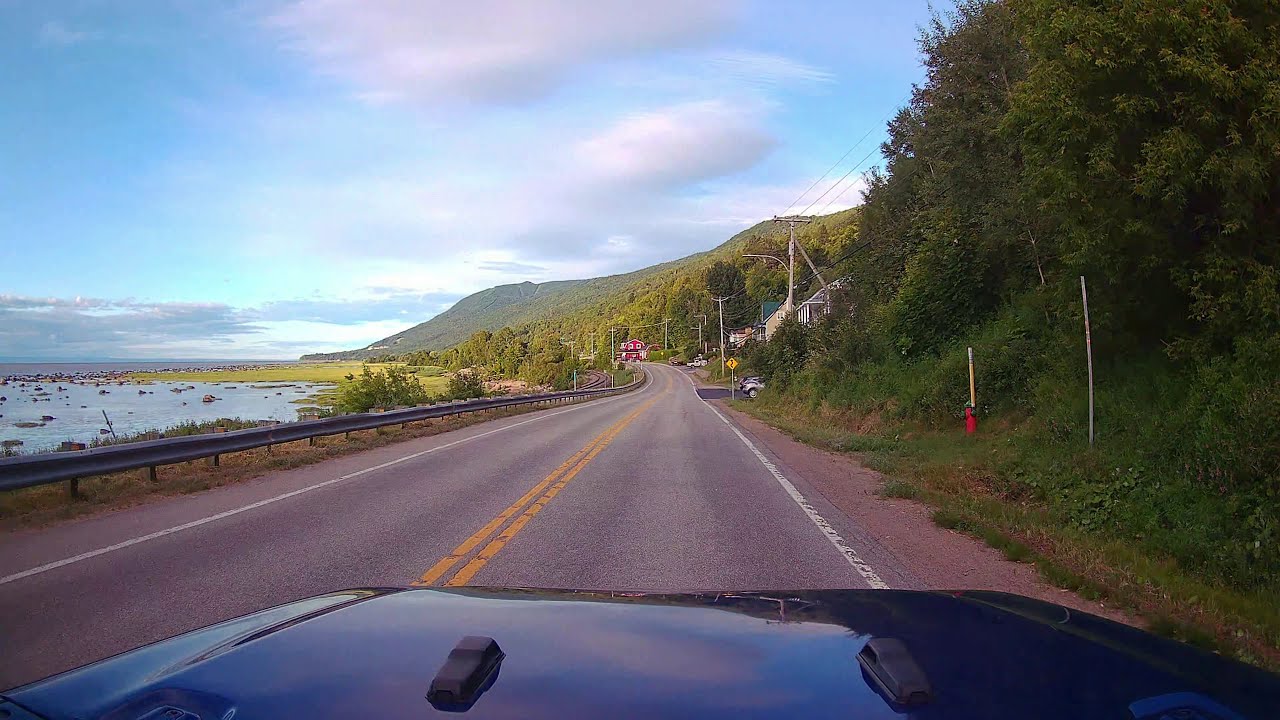 Morning Drive Through the Laurentian Mountains of Charlevoix, Quebec