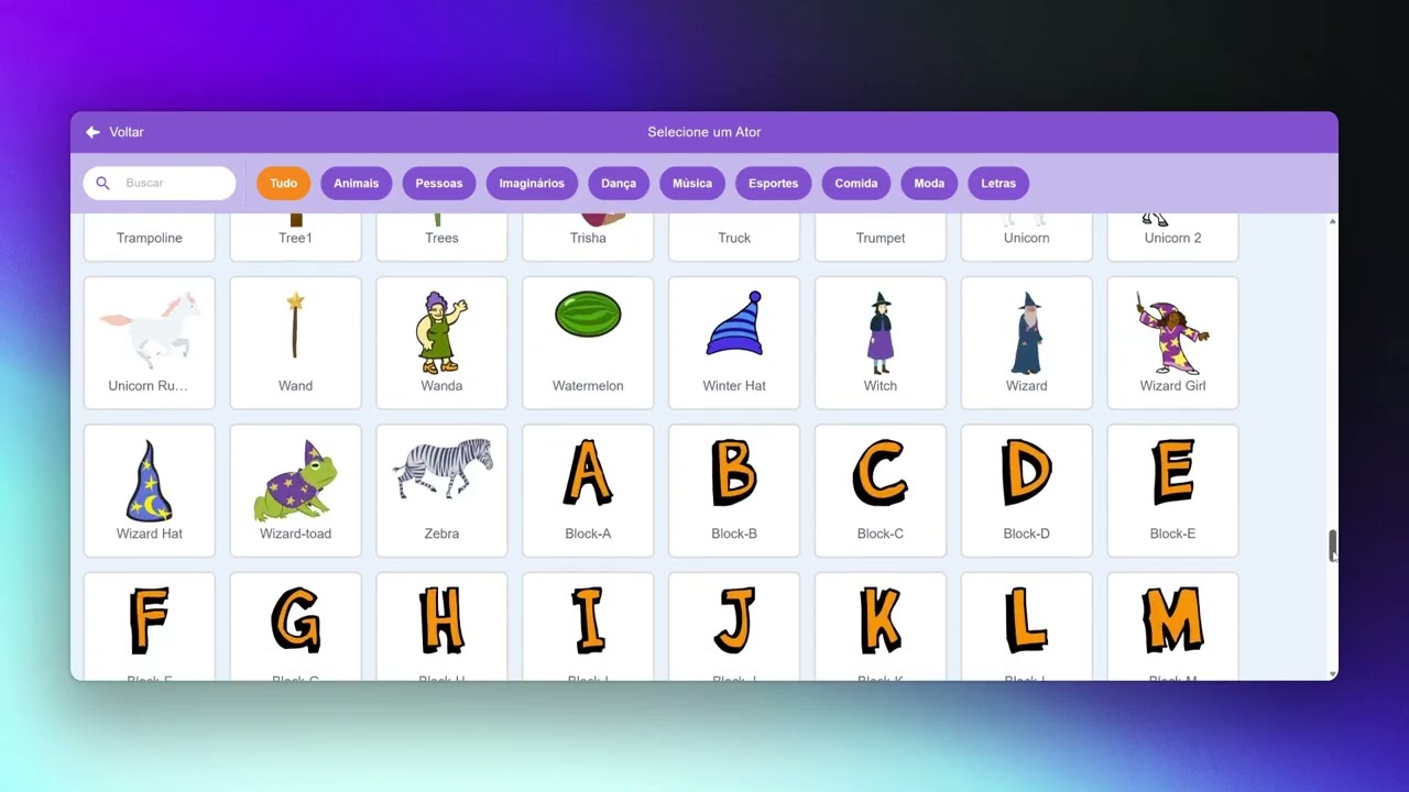 vídeo 6  scratch e o lápis que desenha polígonos  usando o chatgpt para ajudar na criação do projeto