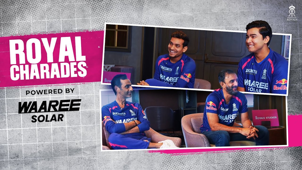 Waaree Royals Charades ft. Vikram, Vaibhav, Romi & Ravi | Rajasthan Royals | IPL 2026
