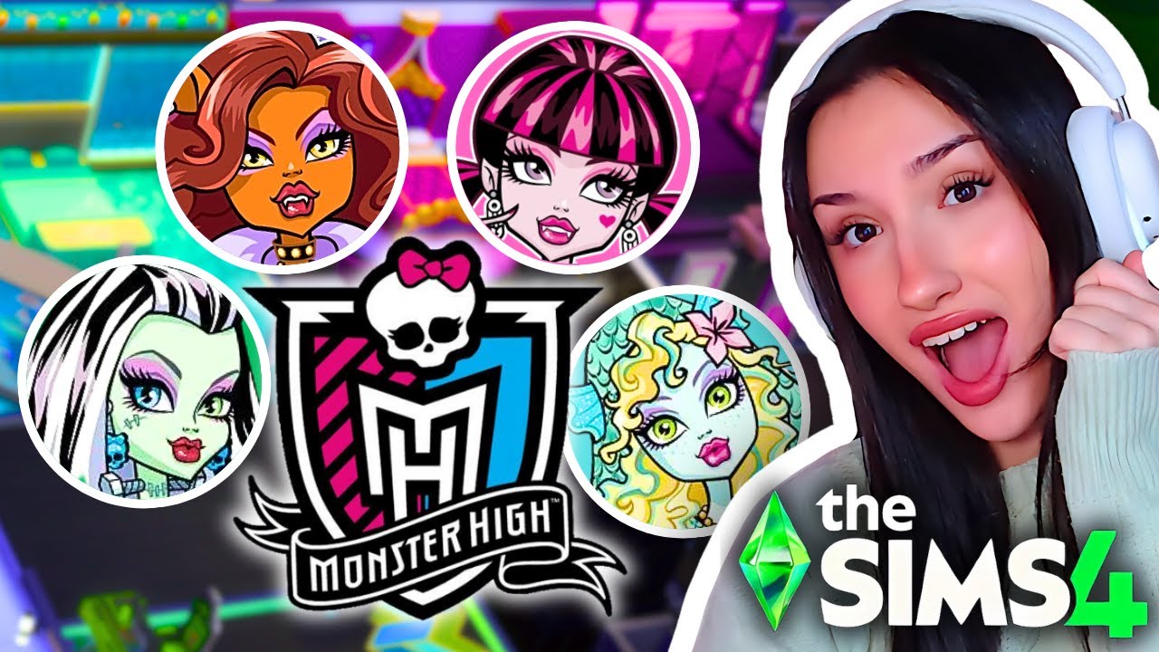 каждая комната — это отдельный персонаж школы МОНСТР ХАЙ в The Sims 4 (сборник)