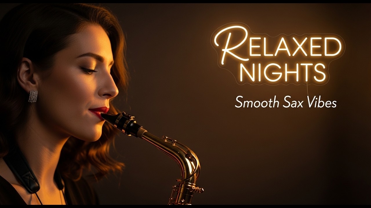 Moonlight Jazz Lounge 🌙 Smooth Saxophone Melodies for Peaceful Relaxation