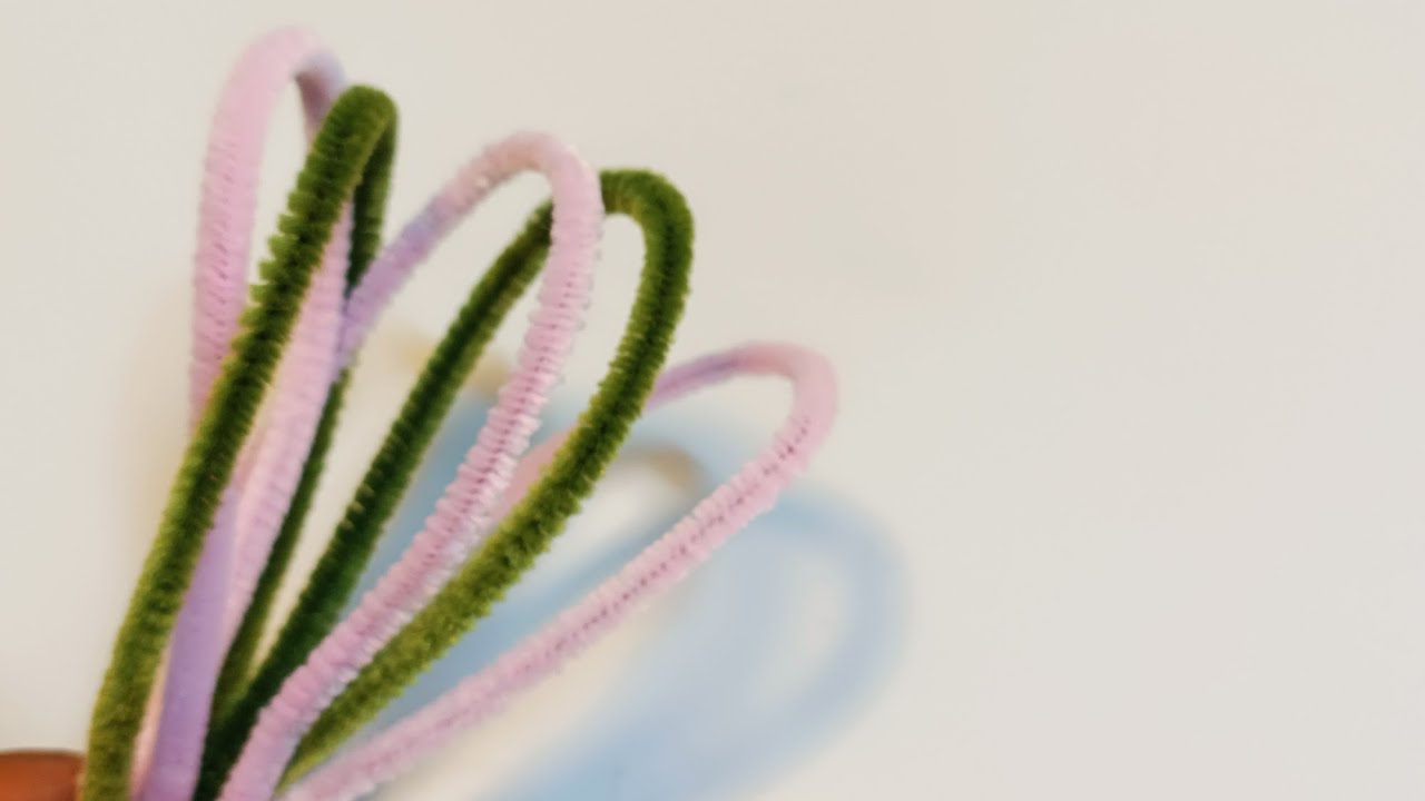 Diy How To Make Pipe Cleaner Flower Pot Gift  🤯