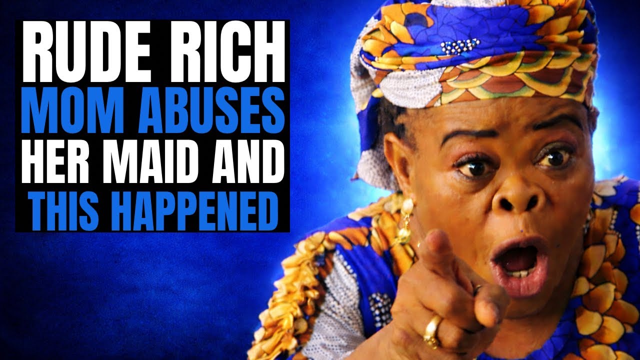 Высокомерная богатая женщина унижает свою служанку на протяжении нескольких месяцев&hellip; до тех пор, ...