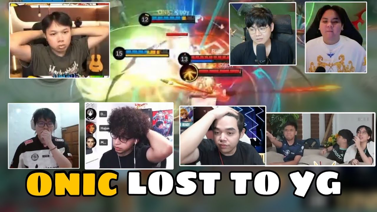 NO ONE EXPECTED THIS!ONIC FALLS TO YG | STREAMERS REACTION.