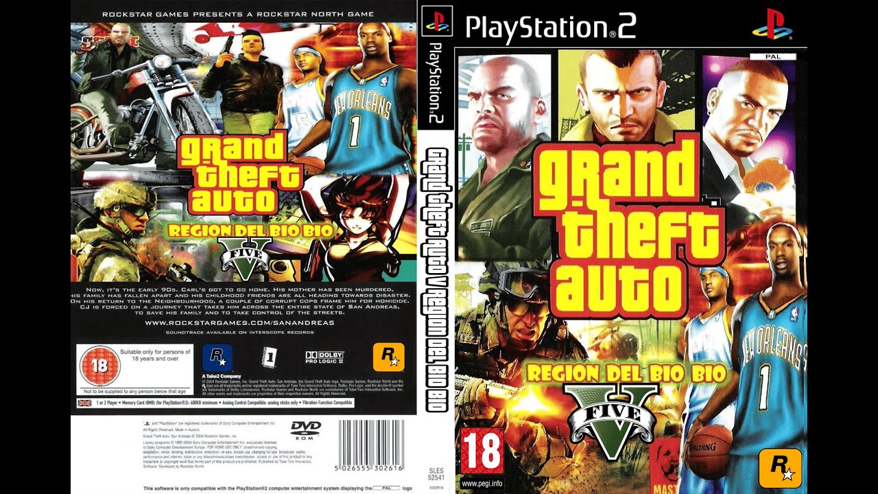 GTA V Mod on PS2?! 😲 | Region Del Bio Bio | OPL & PCSX2