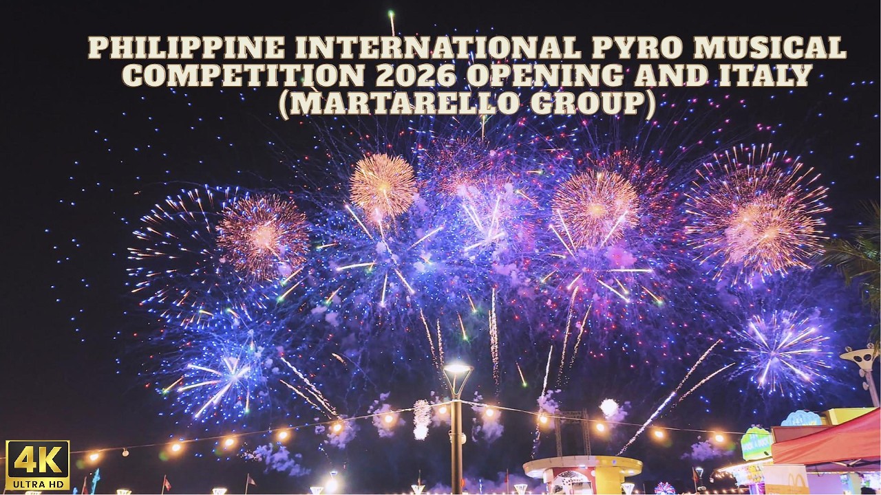 PHILIPPINE INTERNATIONAL PYROMUSICAL COMPETITION 2026 l ITALY - MARTARELLO GROUP S.R.L | 13th PIPC