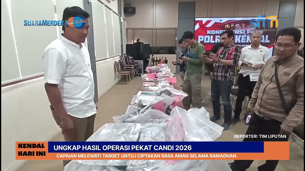 Ungkap Hasil Operasi Pekat Candi, Capaian Melewati Target Untuk Ciptakan Rasa Aman Selama Ramadhan 