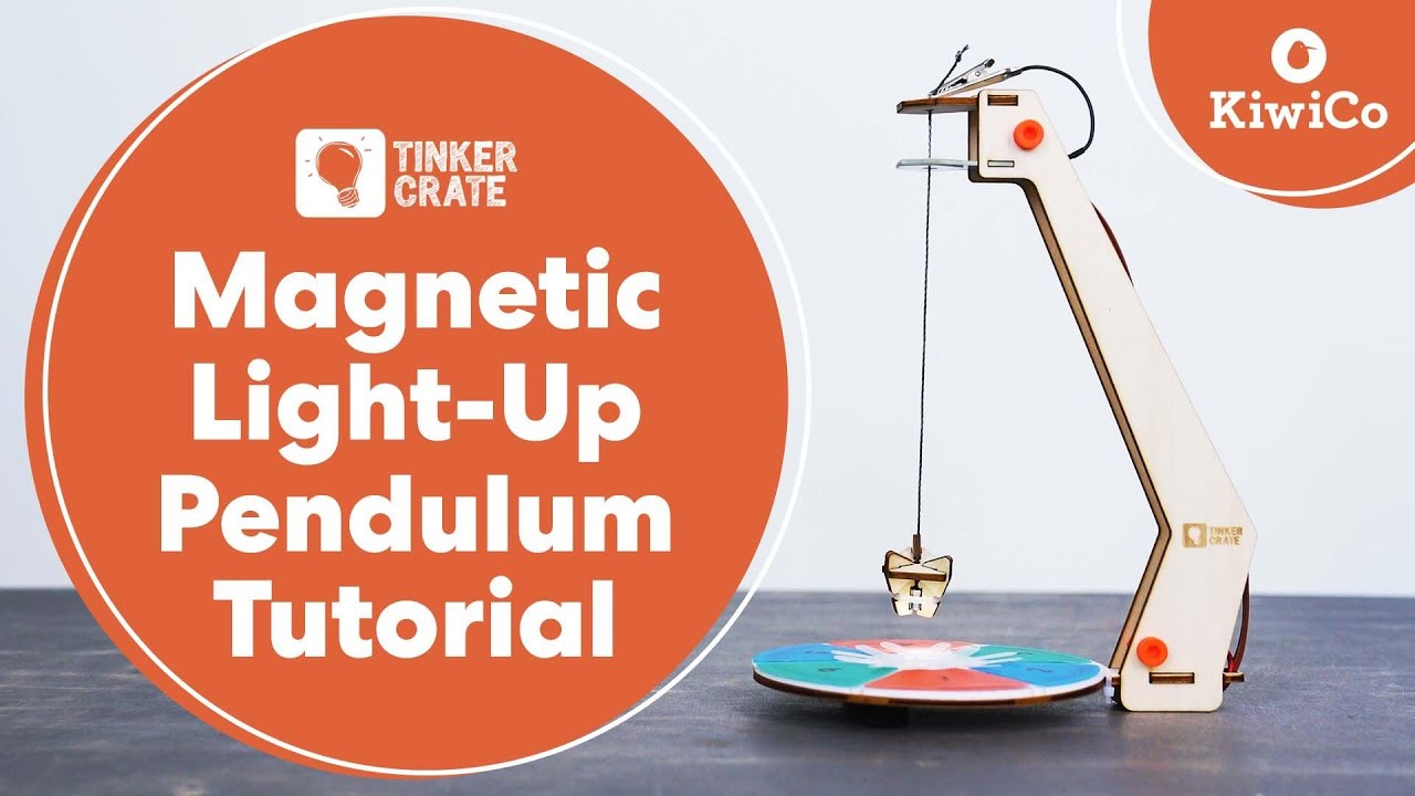 Build a Magnetic Light-Up Pendulum | Tinker Crate Project Instructions | KiwiCo