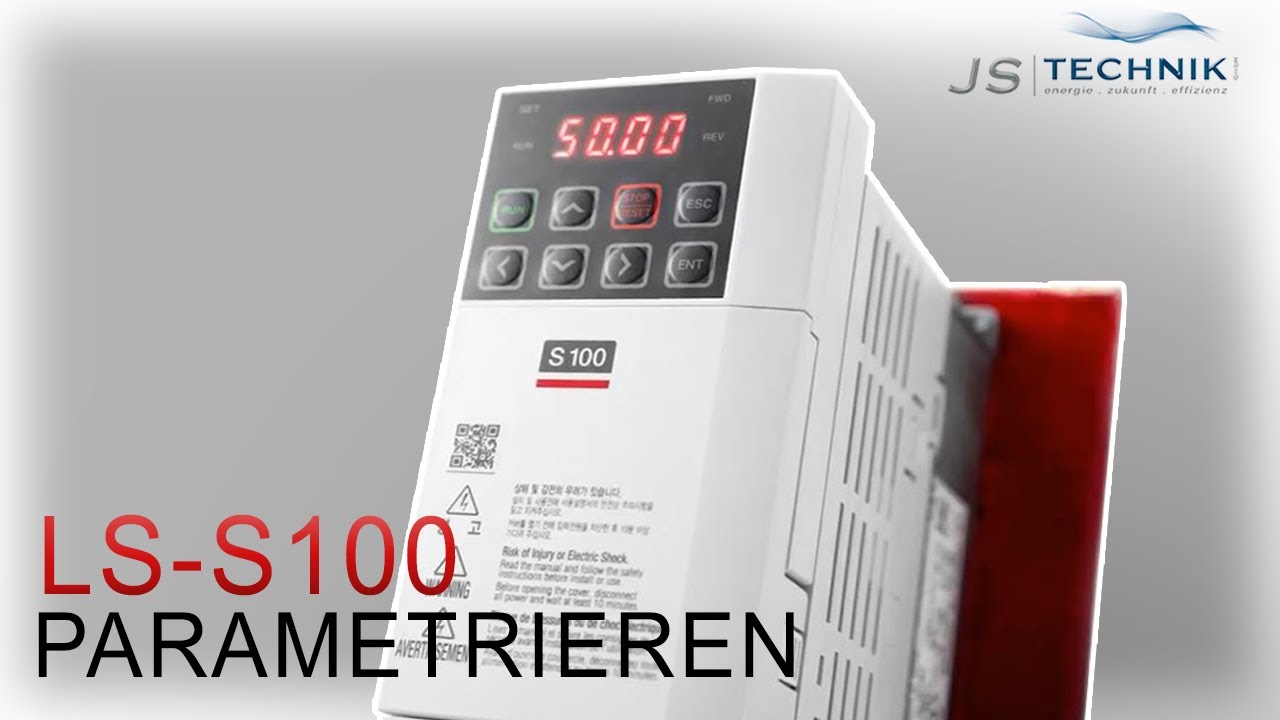 Motorparameter am Frequenzumrichter LS-S100 eingeben