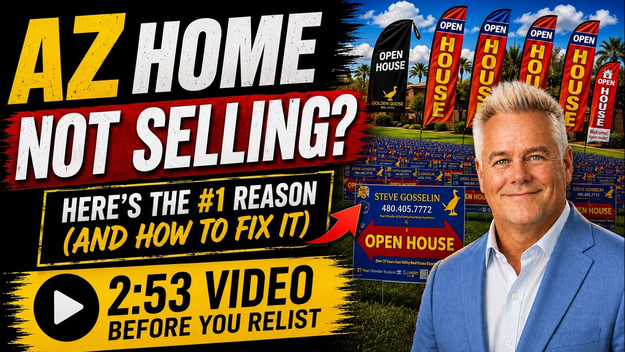 #1 Reason Why East Valley Homes Are Not Selling (And The Fix) - Sellers Biggest Mistake! 2016 Update