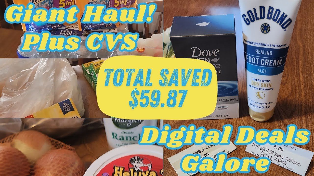 Как значительно сэкономить в Giant и CVS | Покупки продуктов и советы по экономии