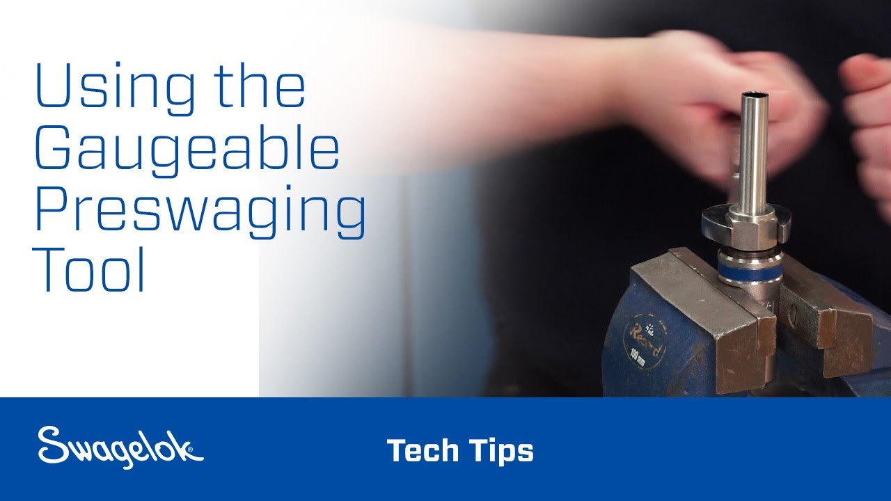 How to Use a Gaugeable Preswaging Tool