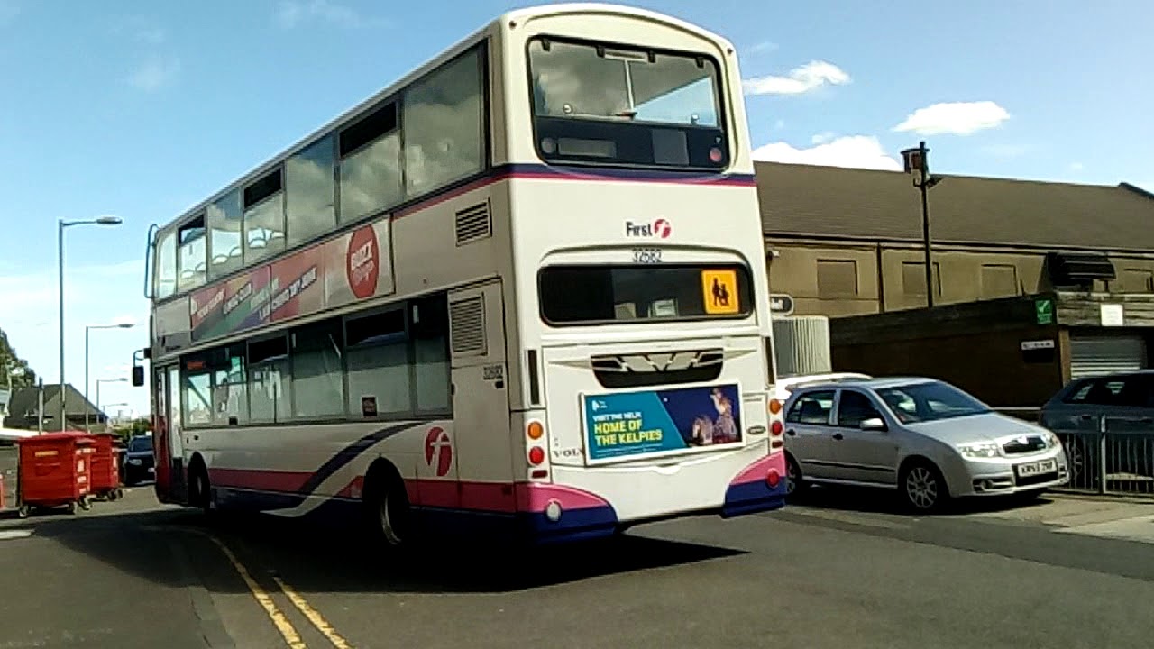 Buses at Falkirk bus station July 2018