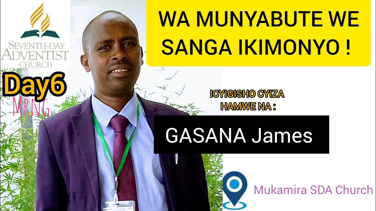 🔴LIVE AUDIO: WA MUNYABUTE WE SANGA IKIMONYO hamwe na GASANA James at Mukamira SDA church