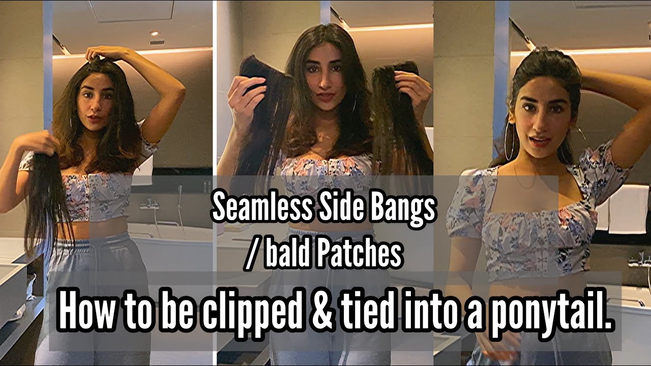 Nish Hair Side Bangs / Bald Patch - For Bald Patch Coverage & Crown Volume