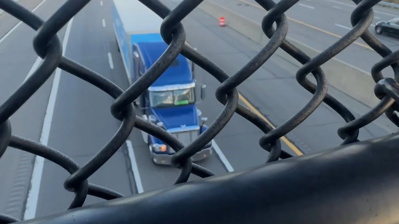 Truck Spotting On The Bridge With My Nephew ❤️‍🔥🫶🏿