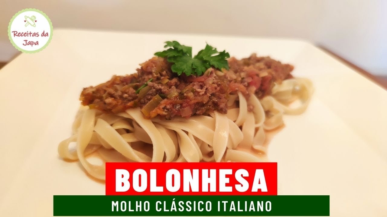 Como fazer Molho a BOLONHESA Italiano - Rápido e Fácil.