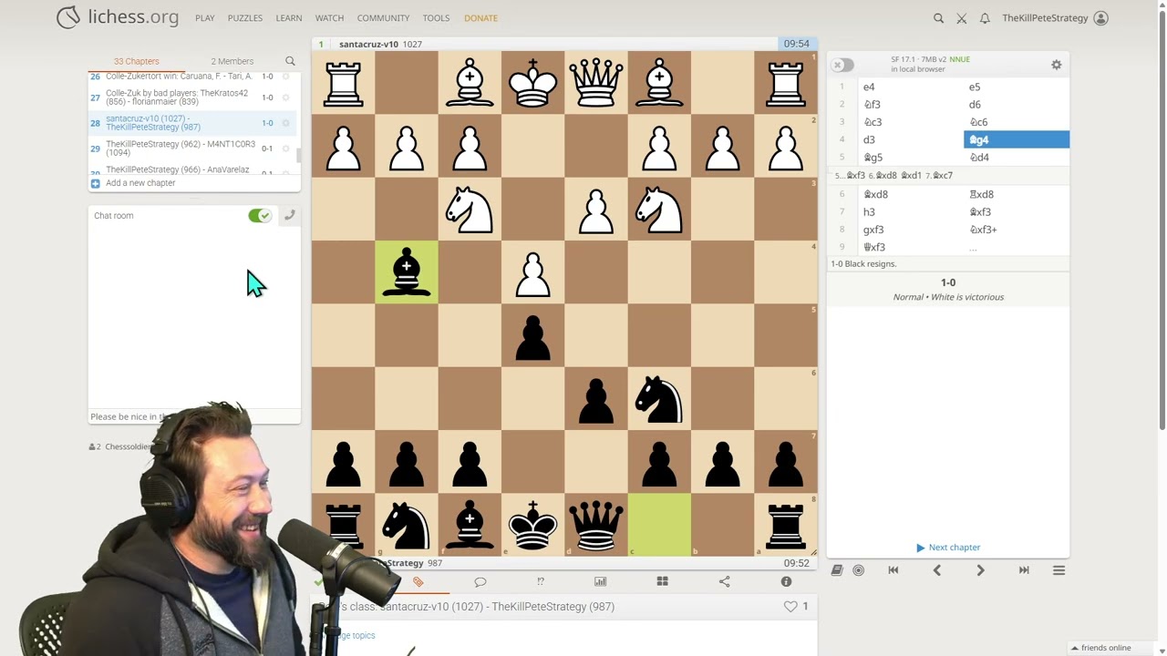 Chess and Risk Coaching With Phoenix: Lesson Number 9