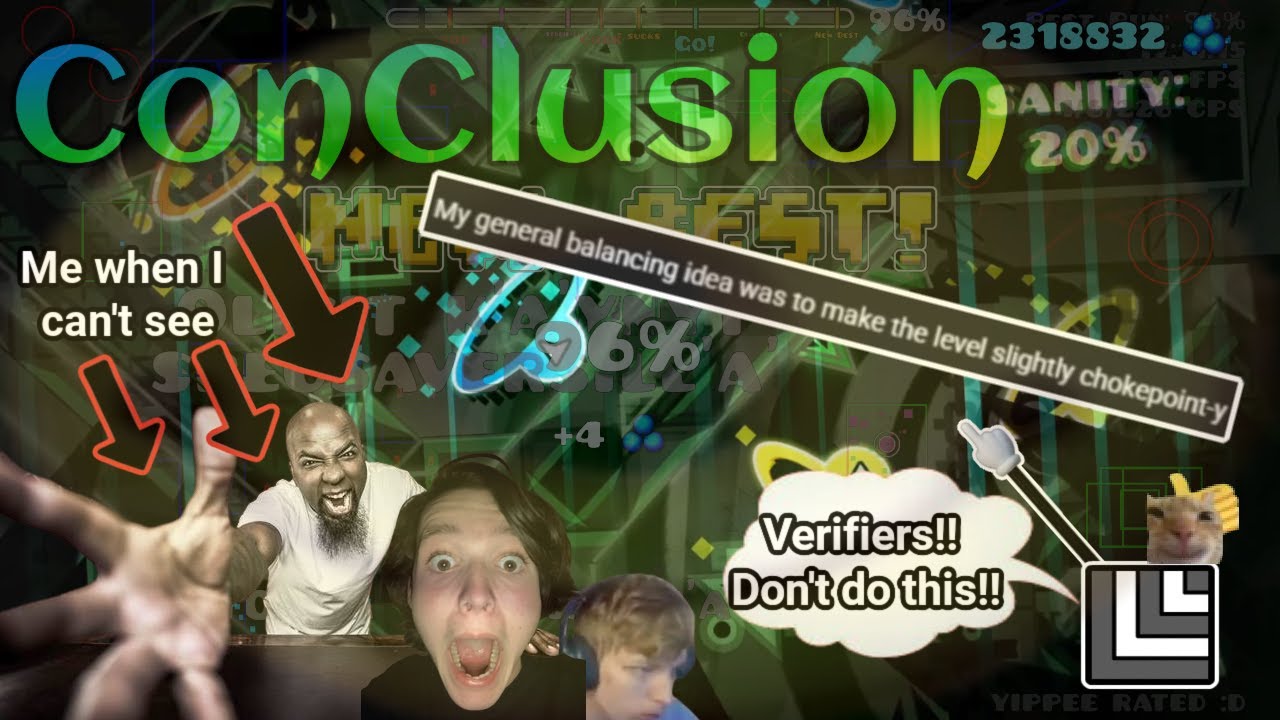 (Former Hardest) + ConTrilogy complete! ConClusion 100% (extreme demon) by DreamZoneGD ft. NoctaXI