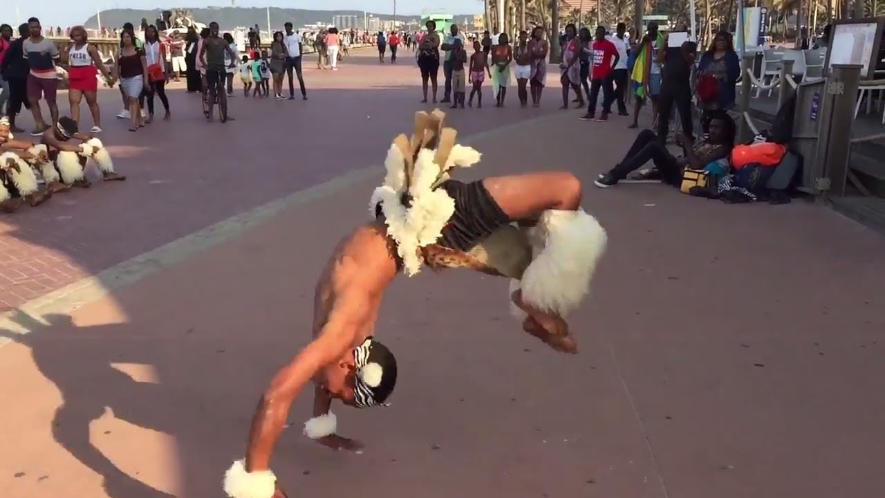 African Zulu Warrior Dance