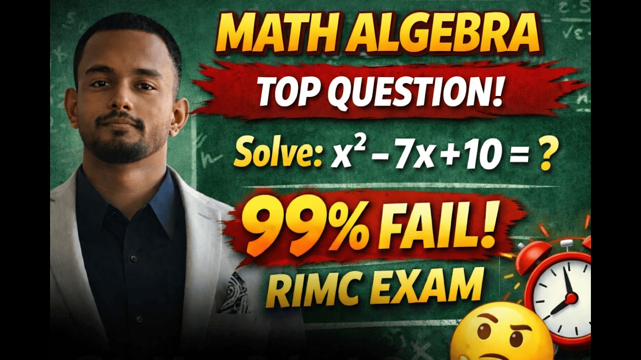 🔥 99% Students Fail This RIMC Algebra Question! Can You Solve It? | RIMC  #RIMC #RIMCExam #Algebra