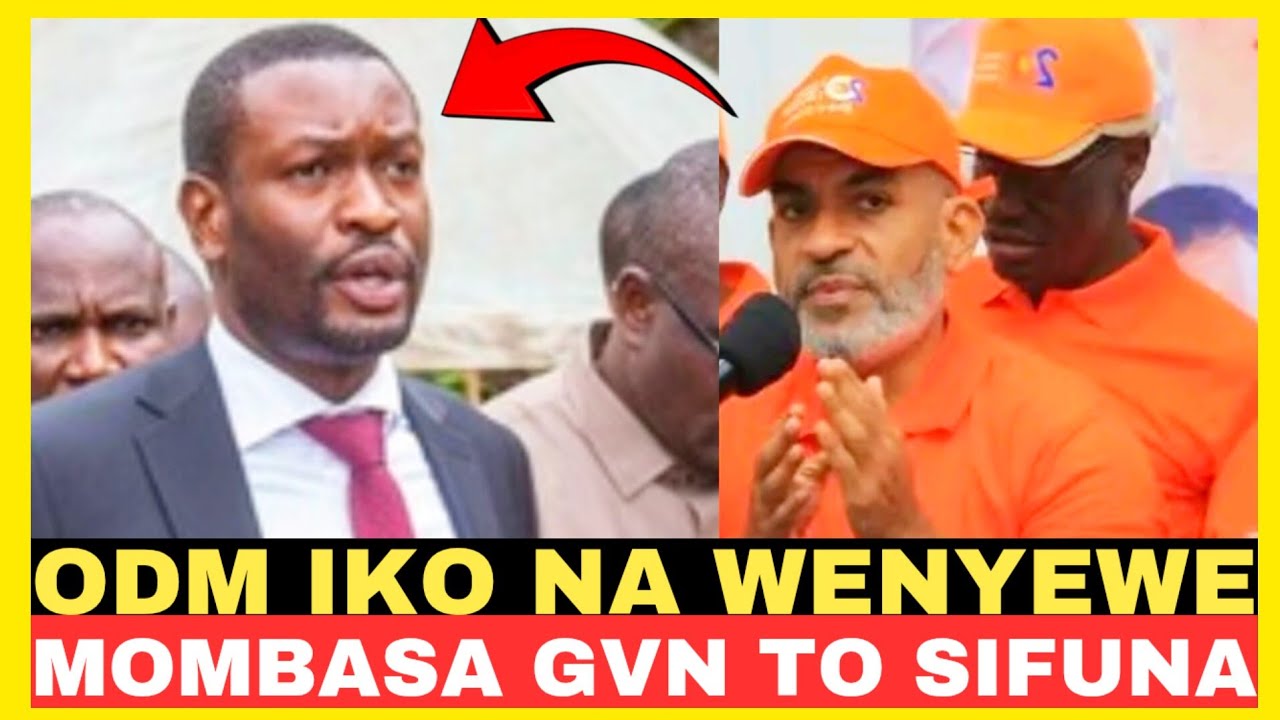 ODM IKO NA WENYEWE!!FURIOUS MOMBASA GVN TELLS EDWIN SIFUNA