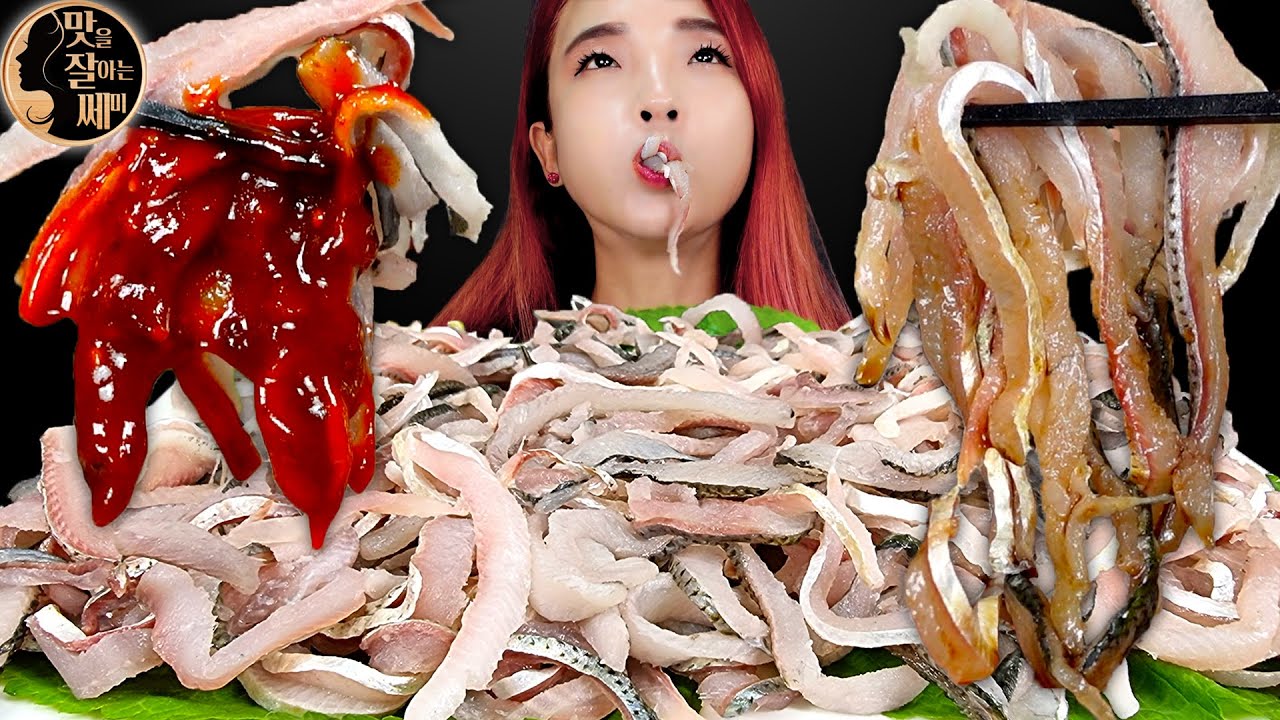 [Mukbang]🐟서천 자연산 순살 전어회😋(가을 전어회 먹방!)🐟SLICED RAW GIZZARD SASHIMI RAW Fish SEAFOOD ASMR | 쎄미