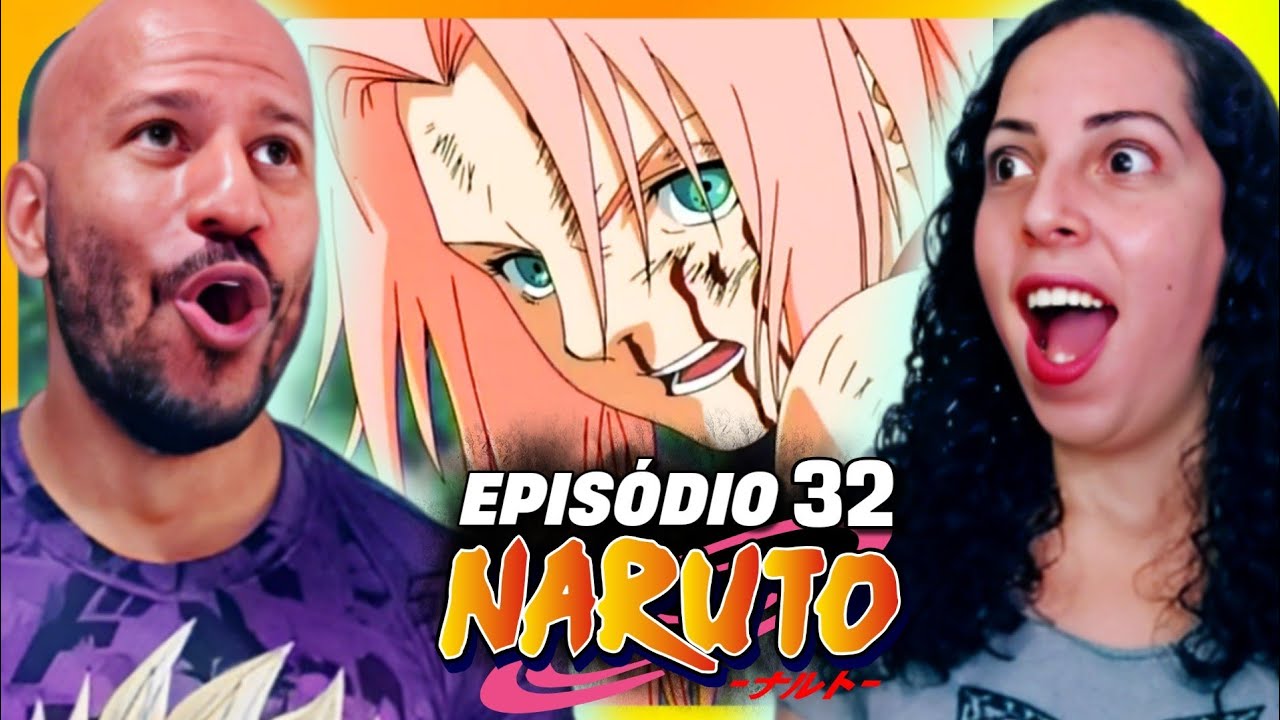 SAKURA FINALMENTE ENTROU EM AÇÃO! NARUTO CLÁSSICO EP 32 [REACT E ANÁLISE]