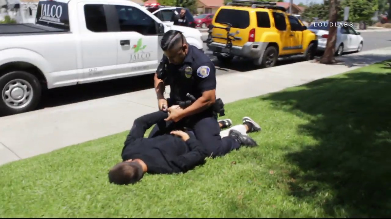 Stabbing Suspect Caught BY GGPD Officers / Garden Grove  8.8.19