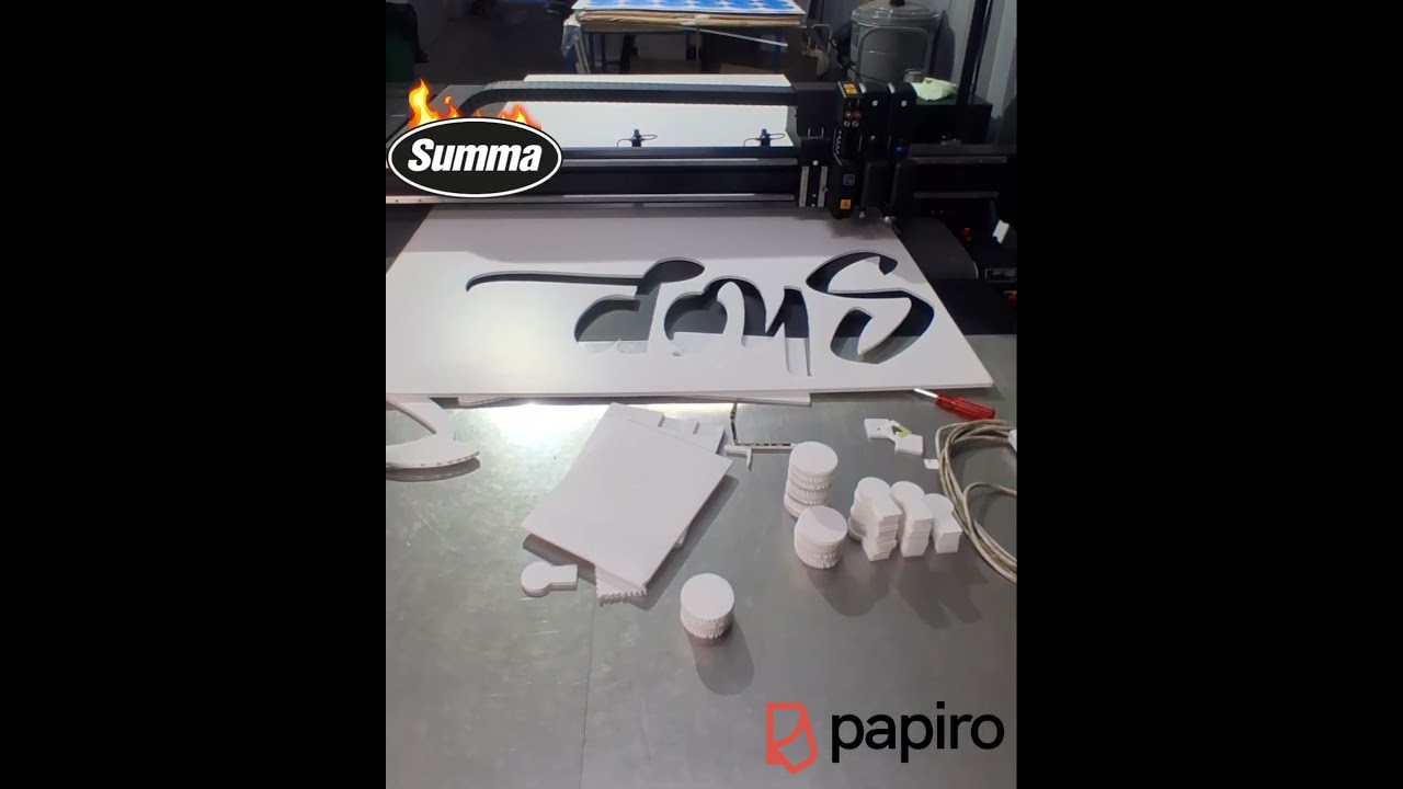 Mesa de corte Summa F1612 corrugated tool