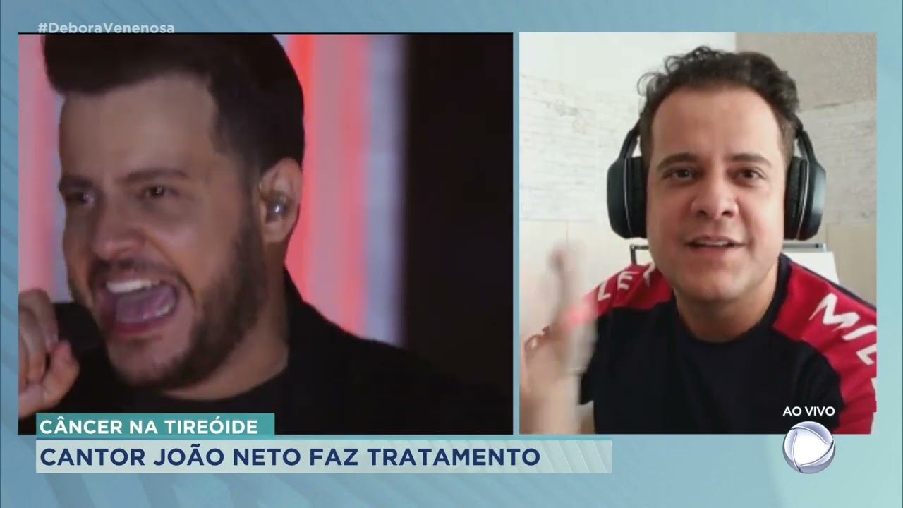 CÂNCER NA TIREÓIDE: CANTOR JOÃO NETO FAZ TRATAMENTO
