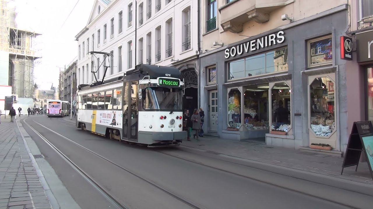 De Lijn BN PCC trams te Gent | 10 maart 2016