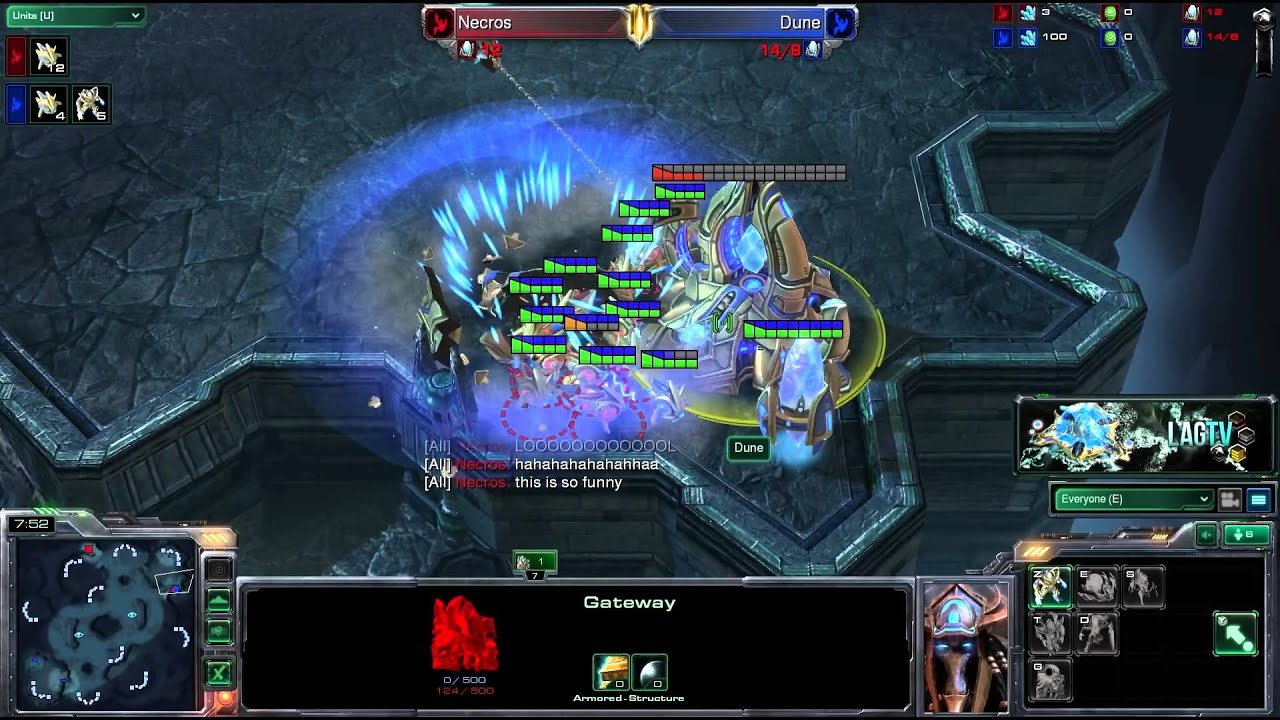 WCF Mini Series Game 1 -- HDStarcraft & LAGTV