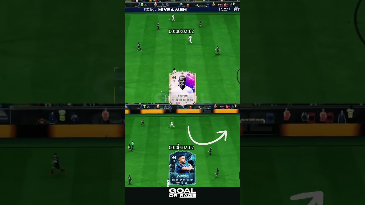Dumfries vs Thuram who is faster? #football #milan #seriea #tots #eafc25 #efootball