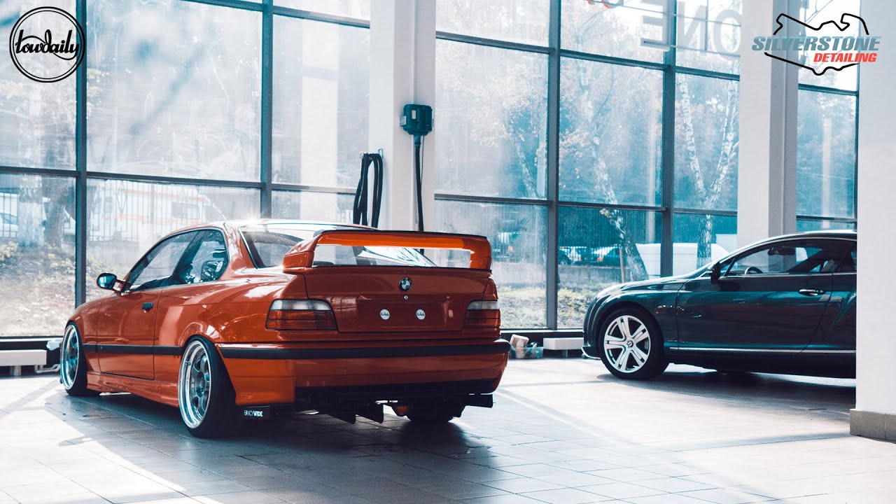 BMW E36 Lowdaily X Silverstone Detailing. Полировка и Нанокерамика. 4K.