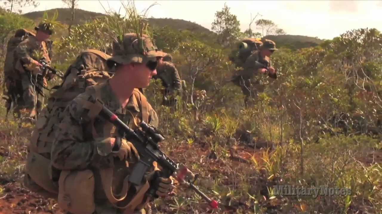 U.S. Marines Security Patrol - New Caledonia (Part 3) AMERCAL 2011